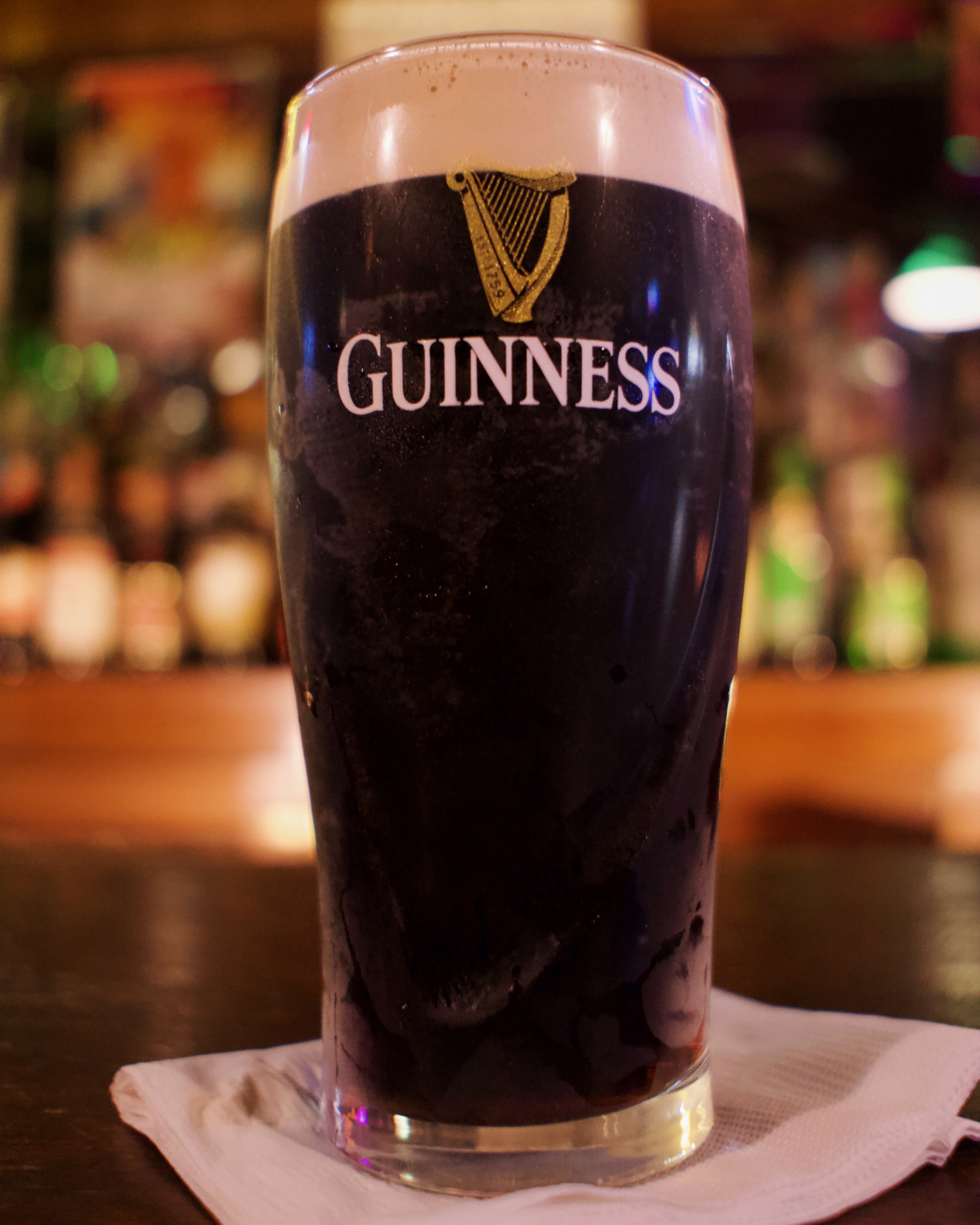pint of Guinness draught